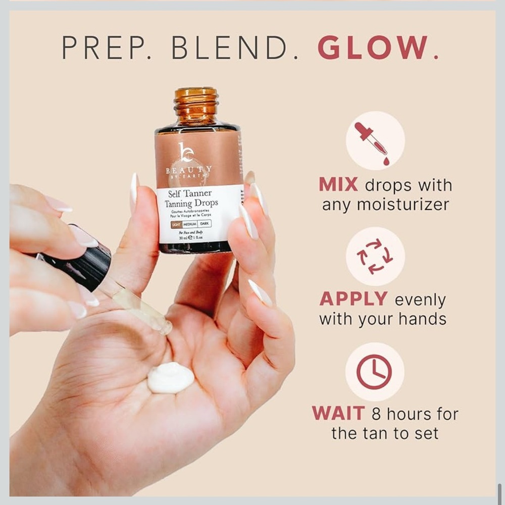 Beauty by Earth Self Tanner Tanning Drops - Picture 5 of 9